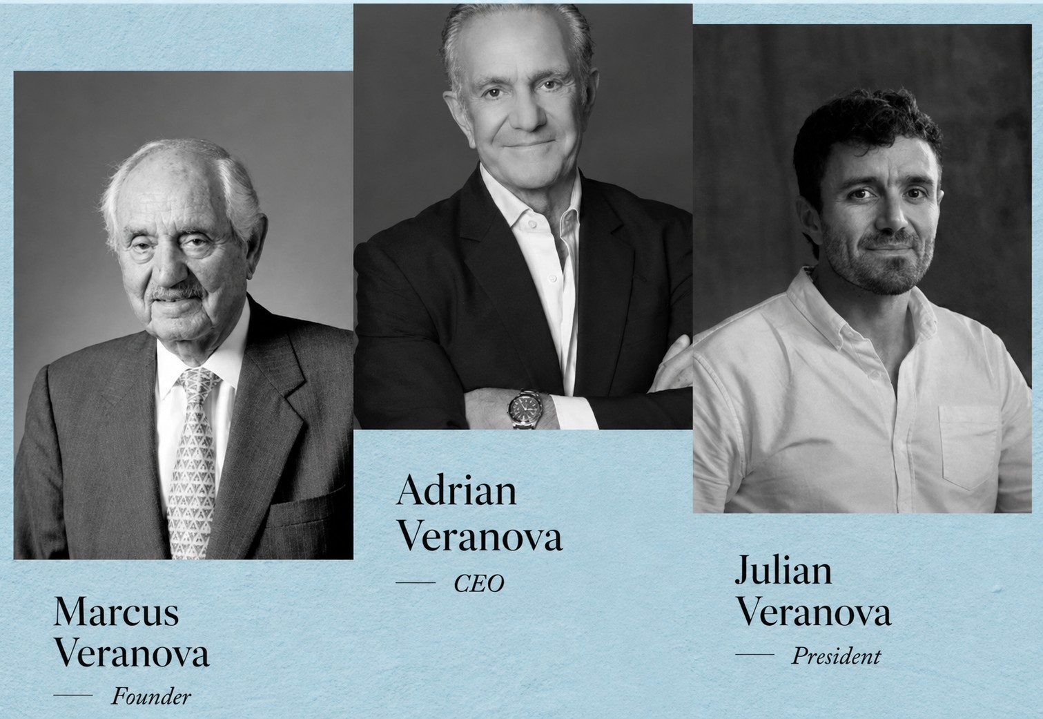 Three generations of Veranova Homes leadership
