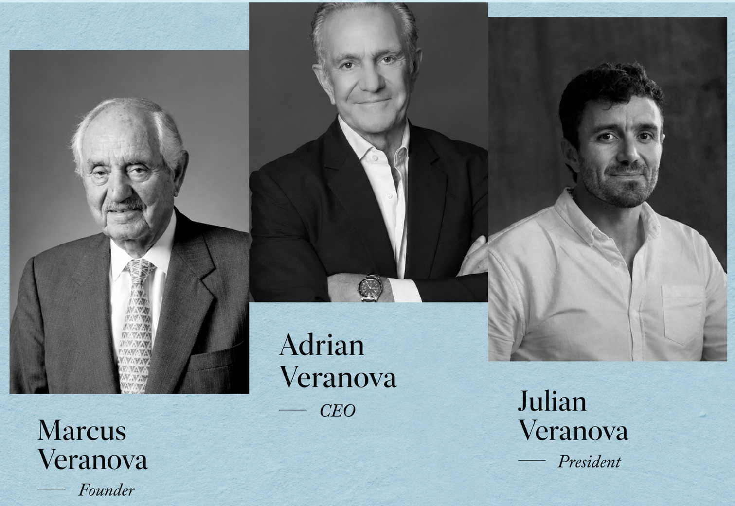 Three generations of Veranova Homes leadership